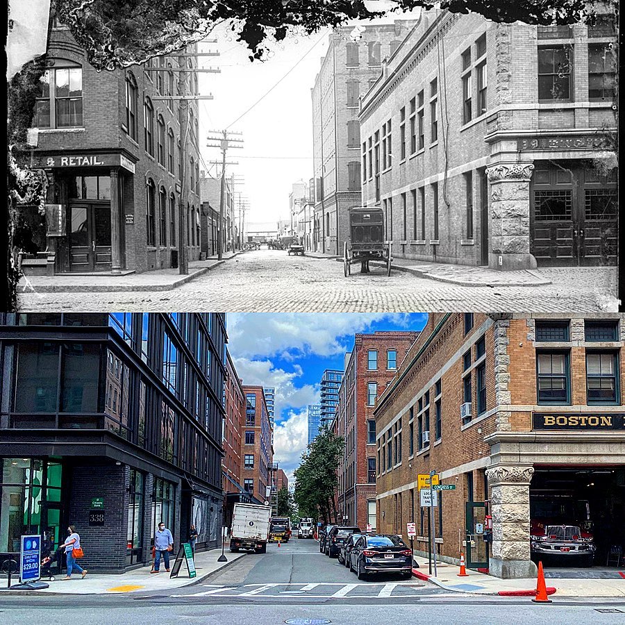 Boston Seaport History archival waterfront photo